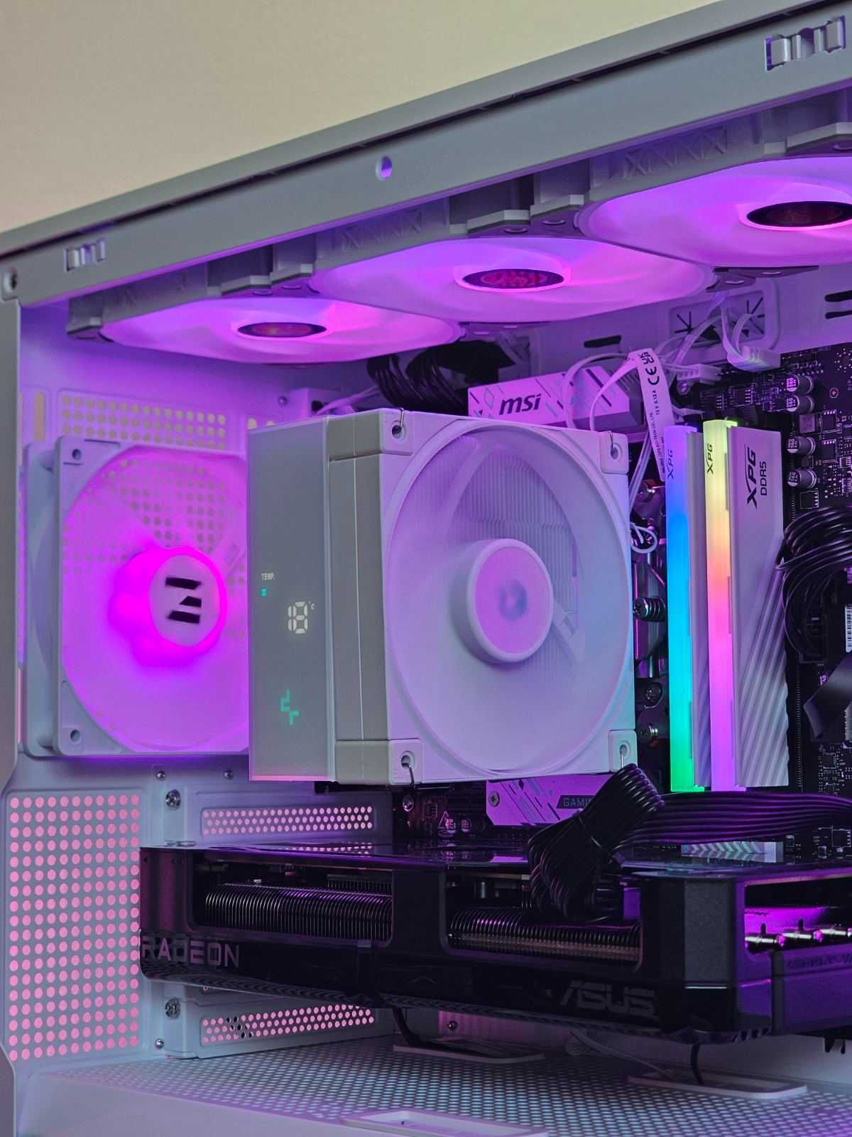 Ryzen 7-8700F/RX 7700XT 12GB/RAM 32GB/SSD 1TB/Чисто Нов+Гаранция!