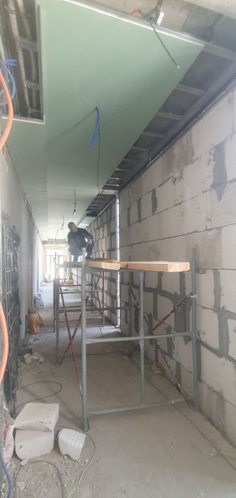 Сделаем ремонт малярный гипсакартон кафель подключ