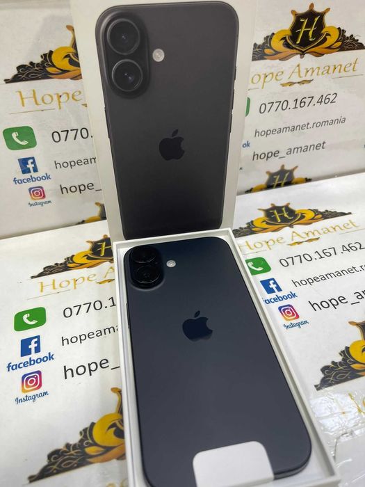 Hope Amanet P12 - iPhone 16, produs nou, desigilat proba   18021