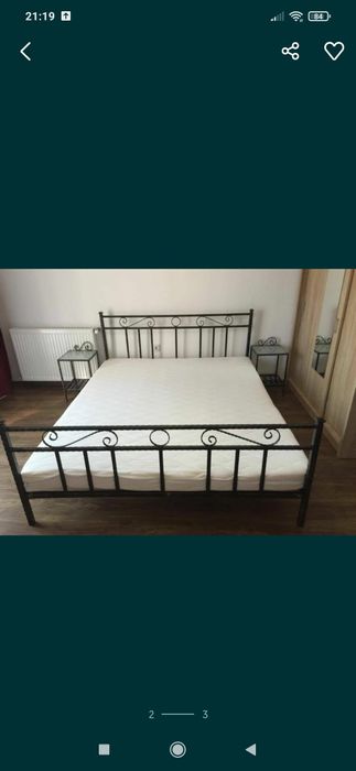 Pat metalic pensiuni, pat fier forjat, paturi matrimonile