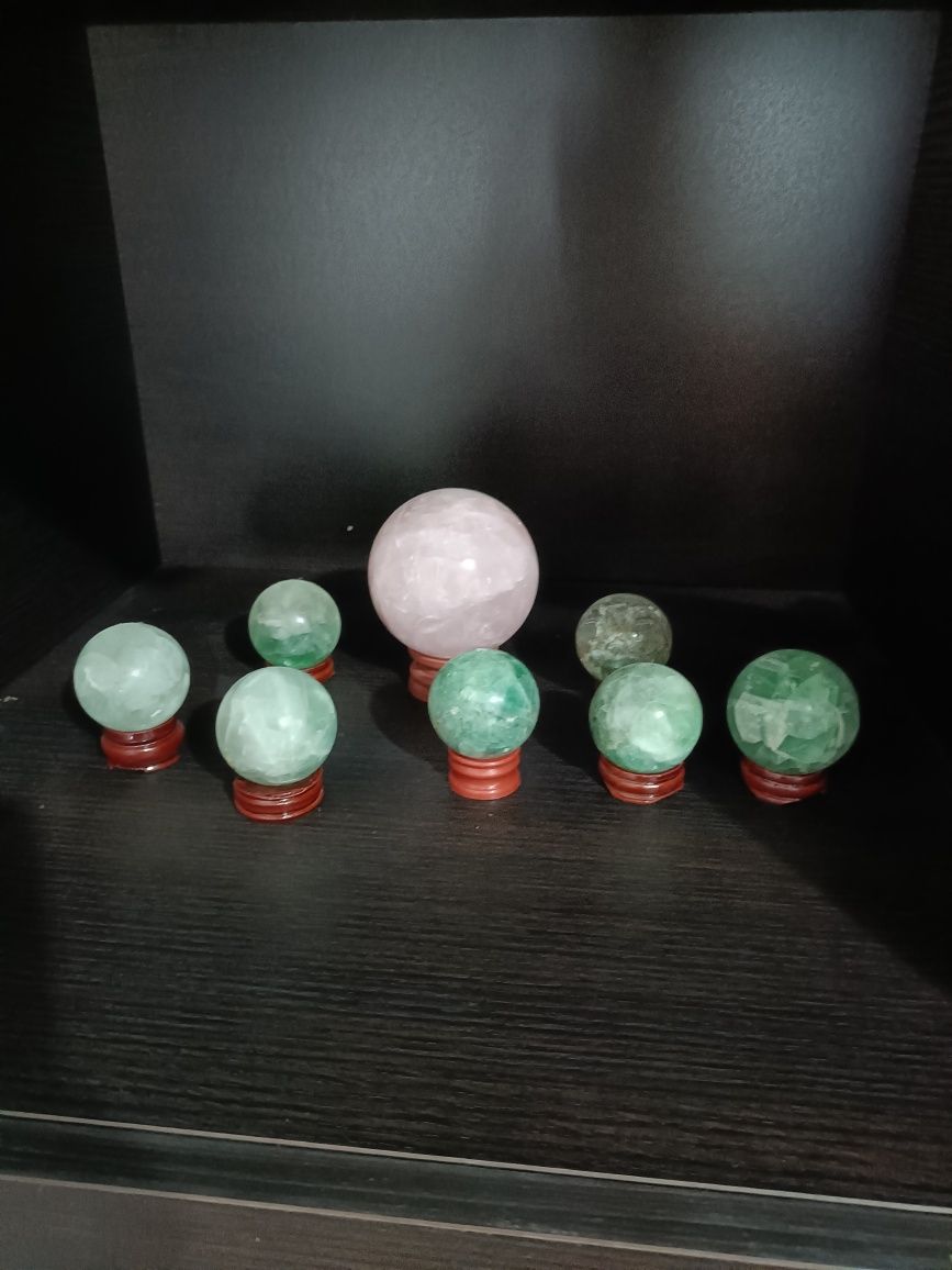 Sfere quartz  cu suport