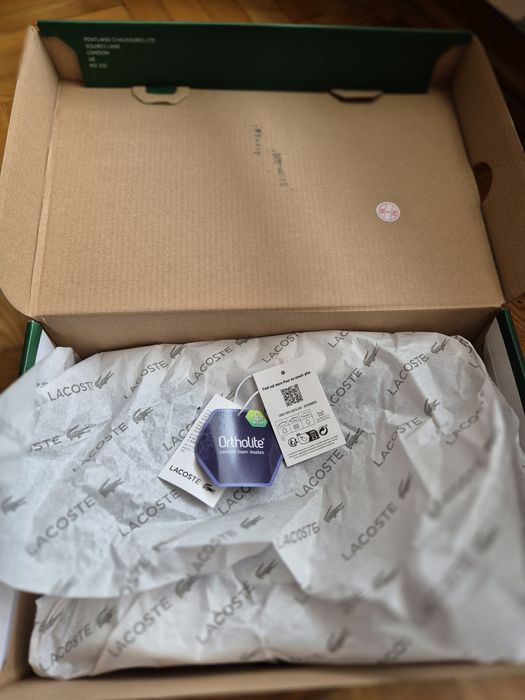 Lacoste естествена кожа спортни обувки