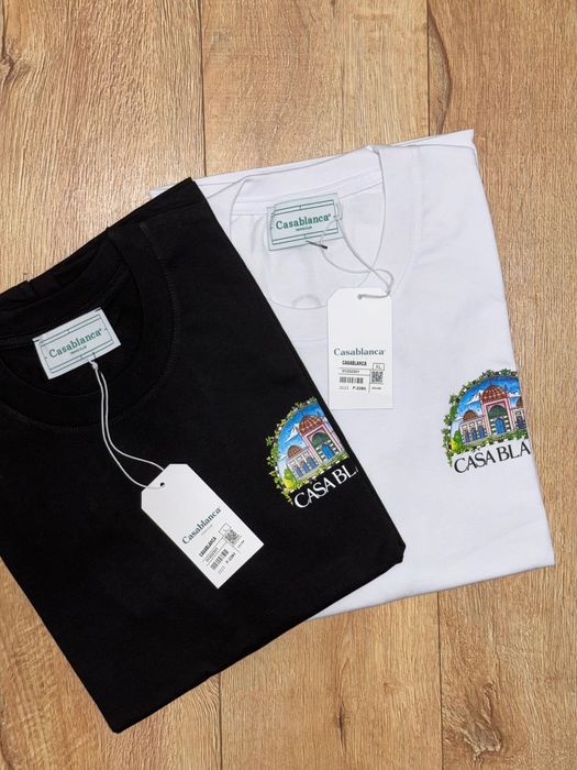 Tricou casa Blanca bumbac 2024