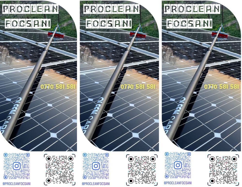 Spalare / curatare panouri fotovoltaice solare Adjud