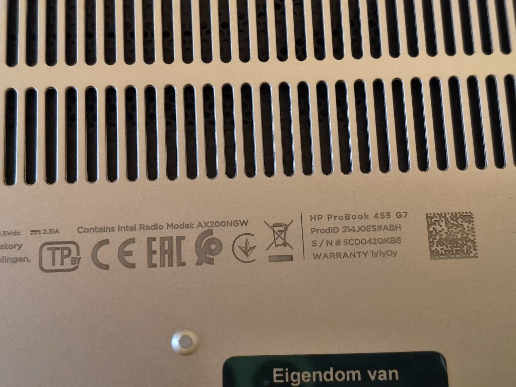 HP 455 G7 Ryzer5