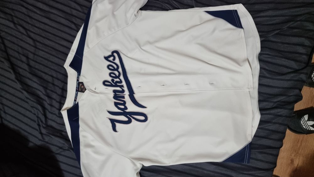 tricou cu nasturi Majestic new York yankees