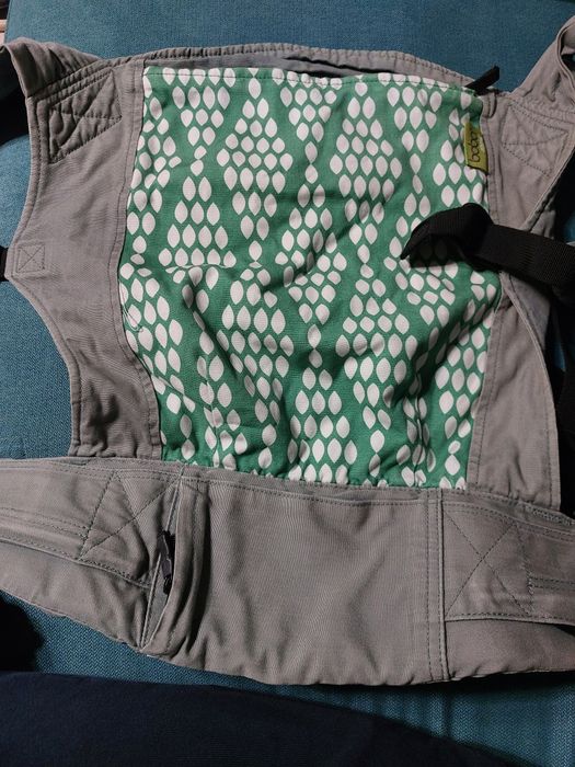 Ергономична раница за бебеносене Boba 4G Organic Cotton Verde