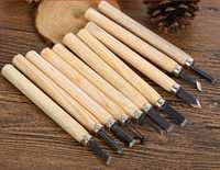 Инструменти за дърворезба , дървообработка , 10 бр комплект длета