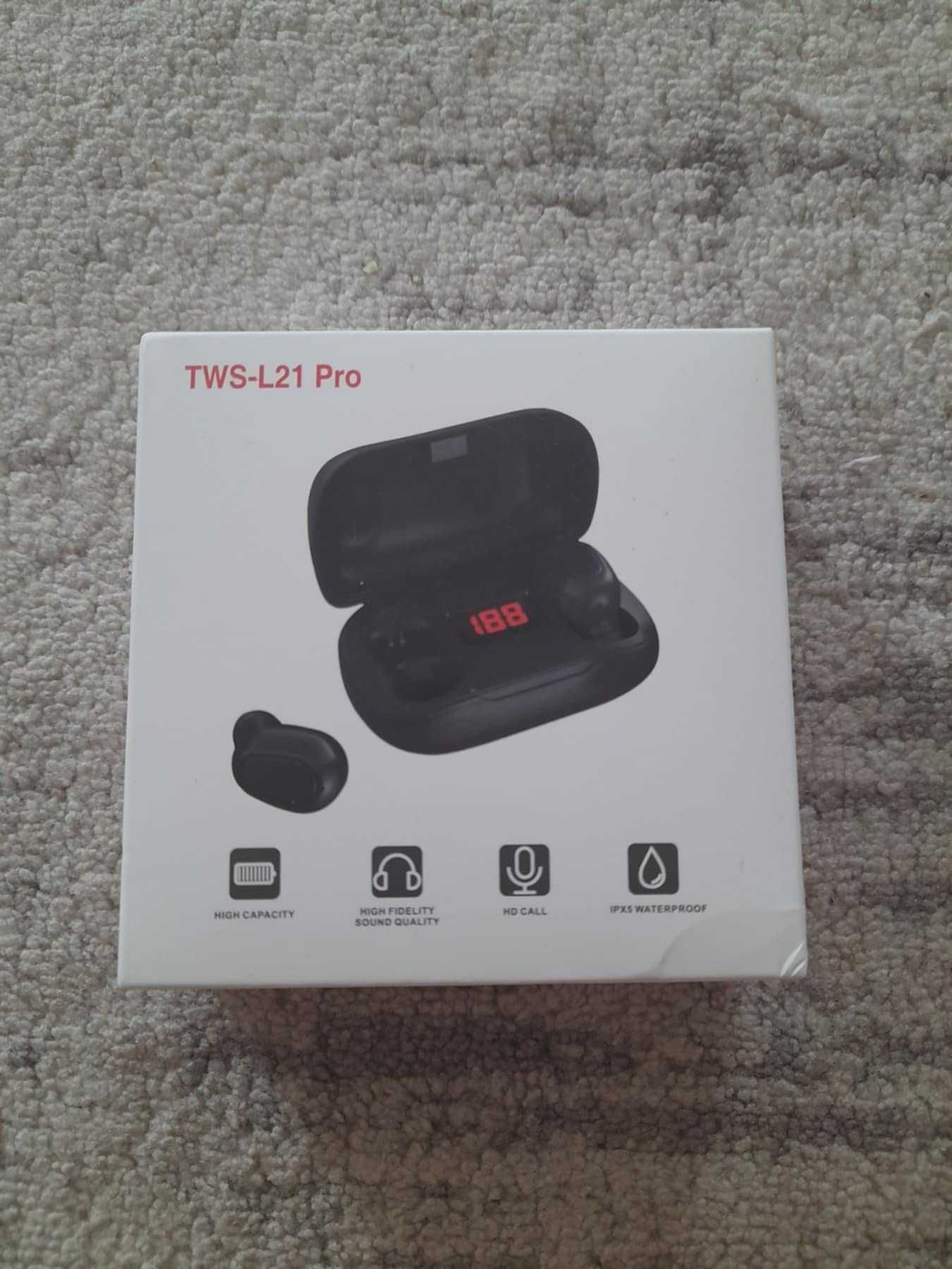 Bluetooth безжични слушалки Водоустойчиви стерео TWS  L21 Pro