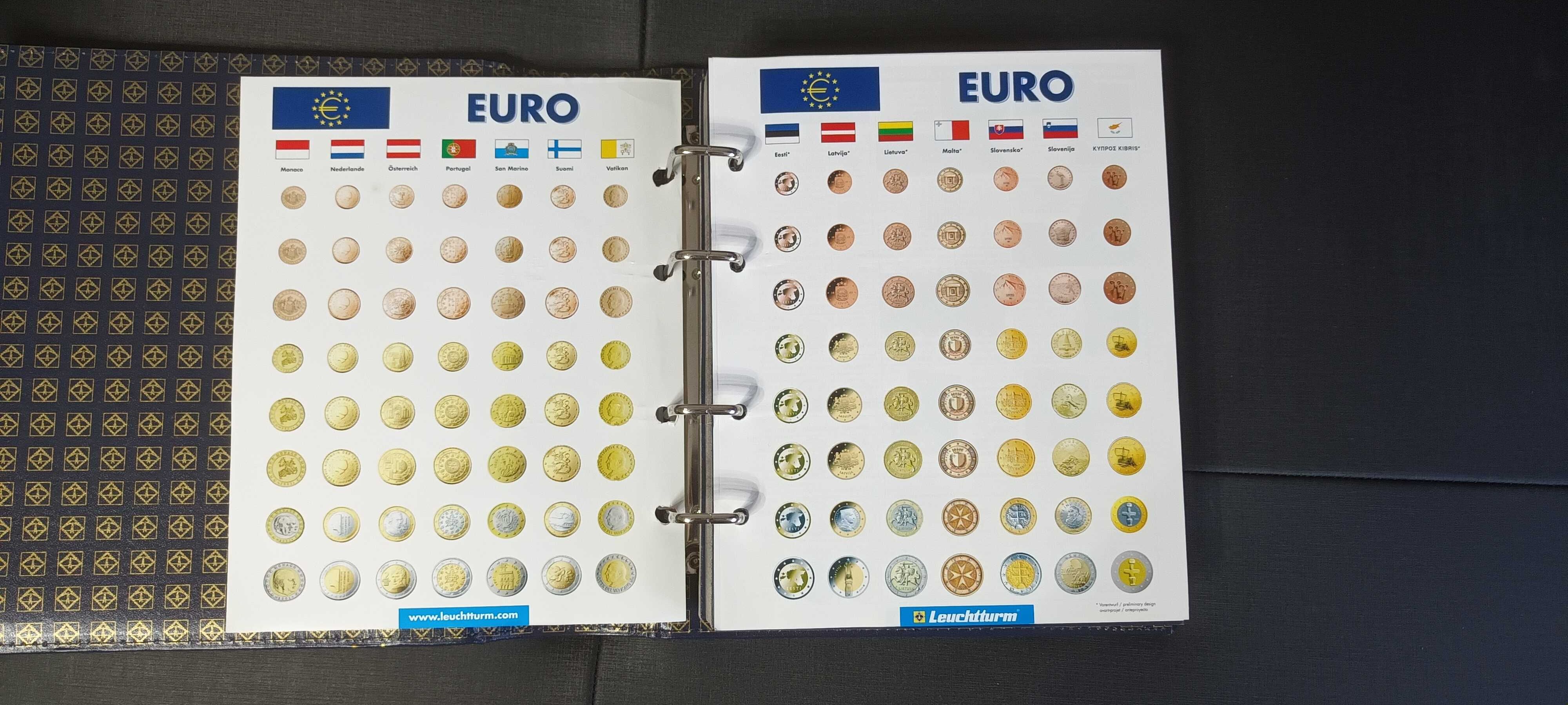 Clasor / Album Monede Euro / 1 cent – 2 euro Leuchtturm VISTA