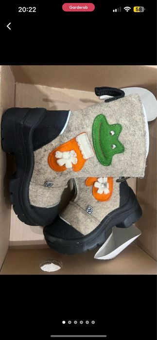 Зимние ботинки 24р