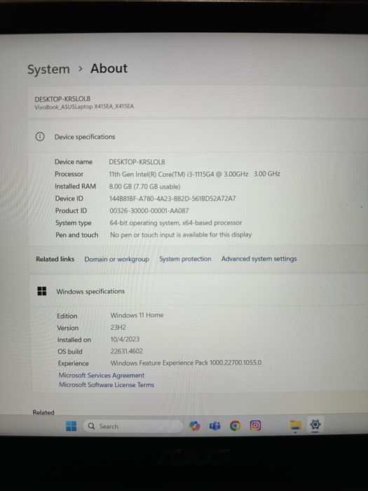 Asus Vivobook X415EA