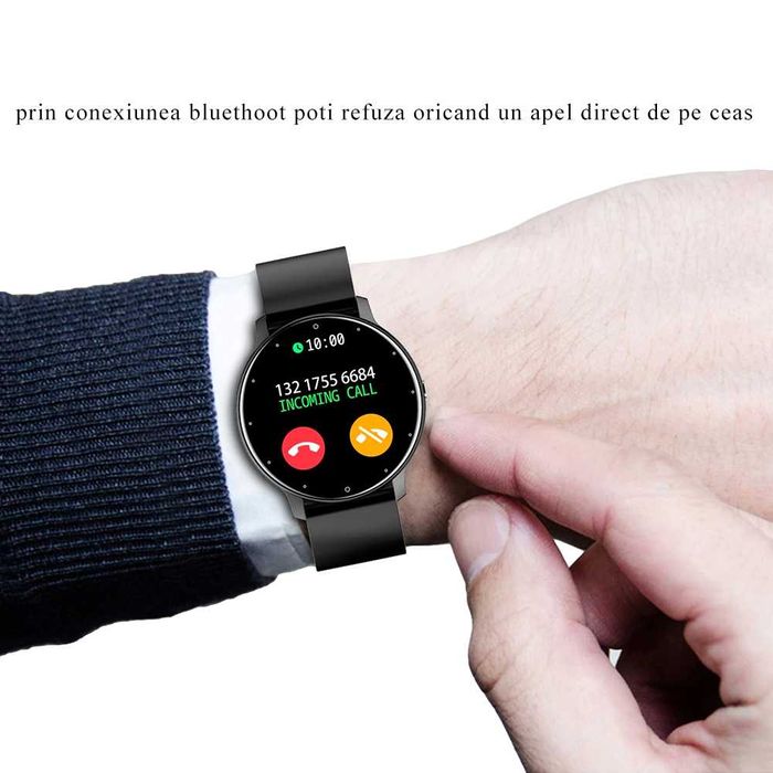 Ceas Smartwatch si bratara fitness Notificari Apeluri/SMS/Social Media
