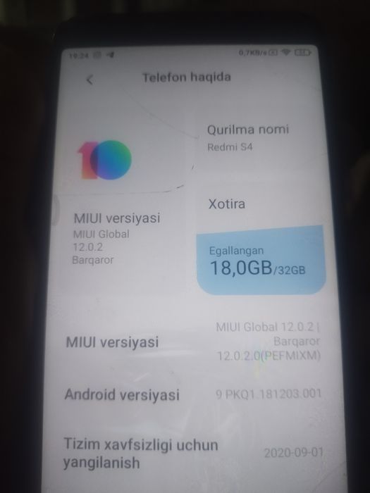 Redmi S4 xiomi telfoni