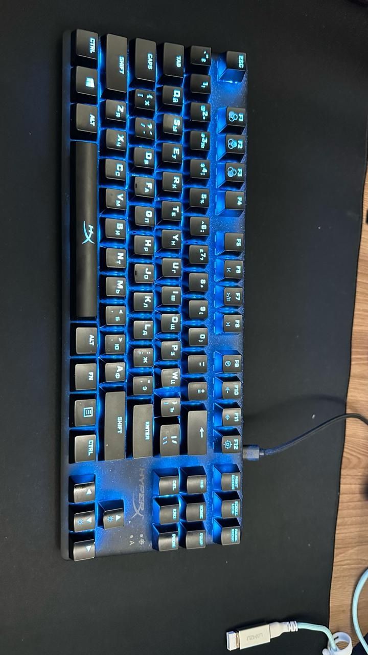 Продам клавиатуру+мышку+коврик HyperX Origins Core+Pulsfirecore