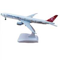 Модель самолета Boeing 777-300ER в ливрее Turkish, масштаб 1/390