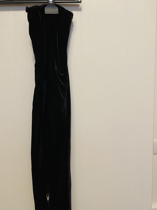 Cizme lungi catifea Diva Charms