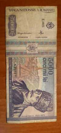 Vand bancnote 5000 lei, 1992 - 1993, Avram Iancu