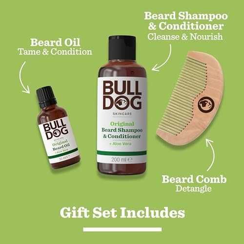 Нов Подаръчен комплект за грижа за брада почиства, подхранва, укротява