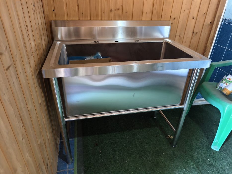 Ванна металлическая 100 см длина для груминга