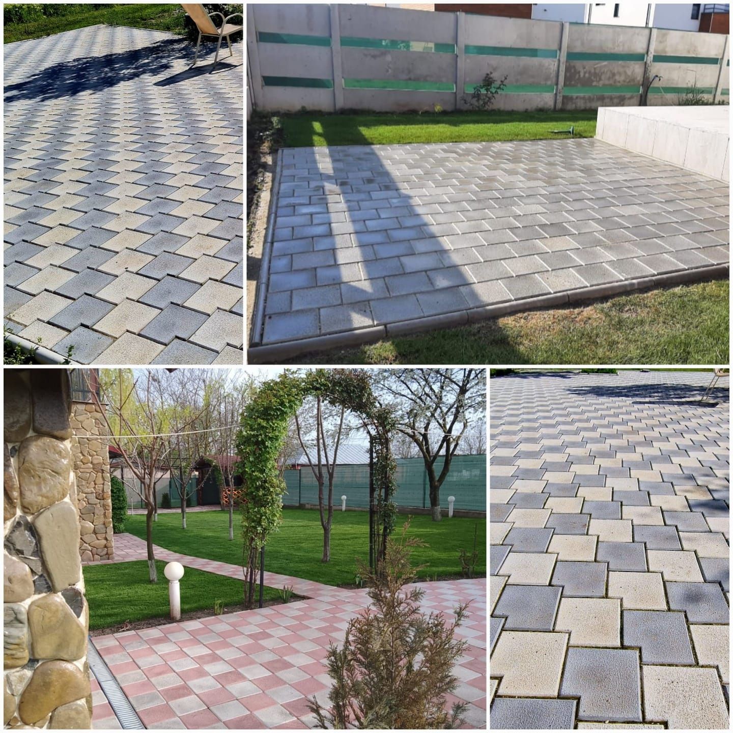 Dale din beton pavaje si pavele decorative model Beta Oferim montaj