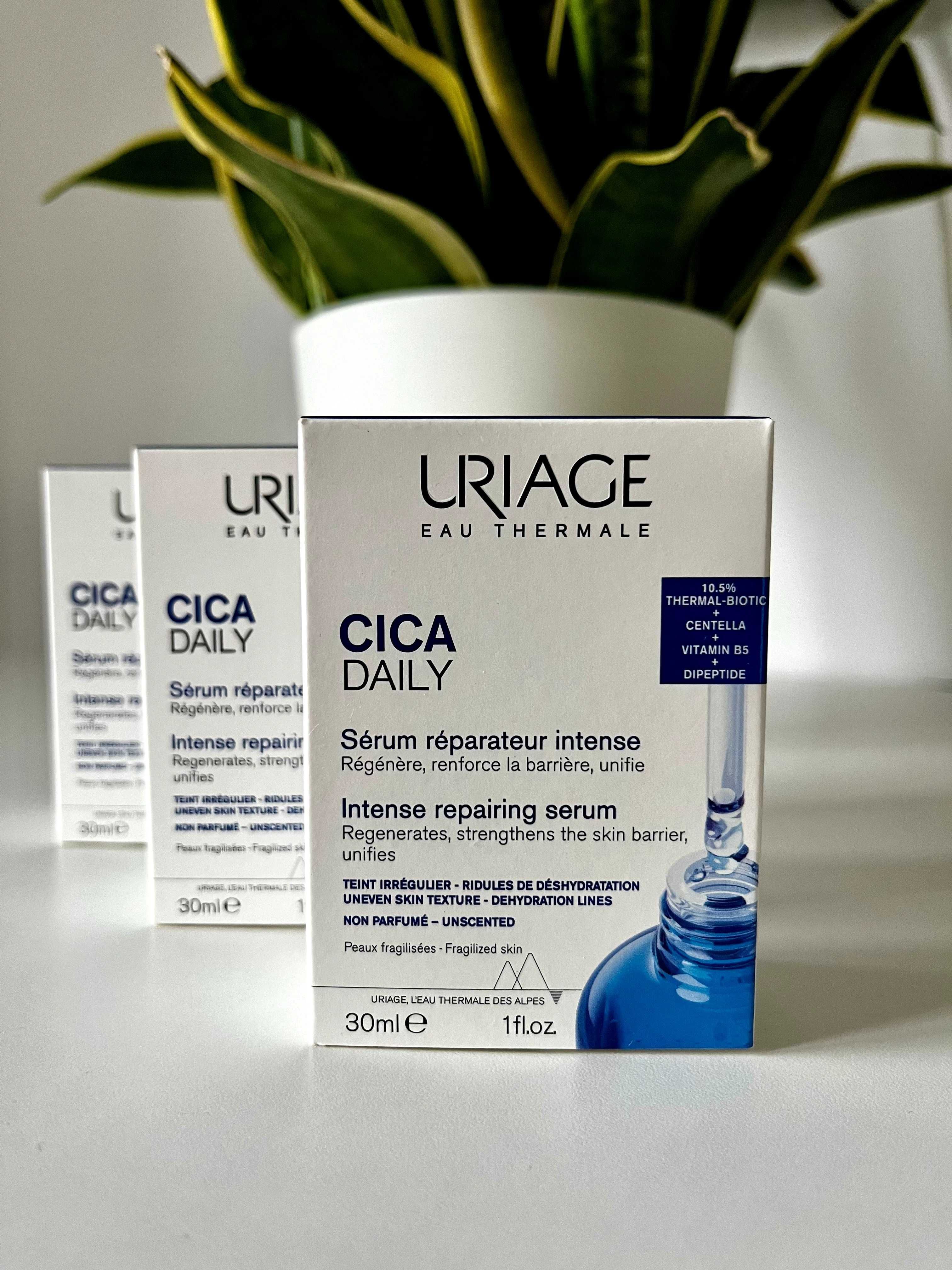 Ser intens reparator Cica Daily, Uriage, 3 buc
