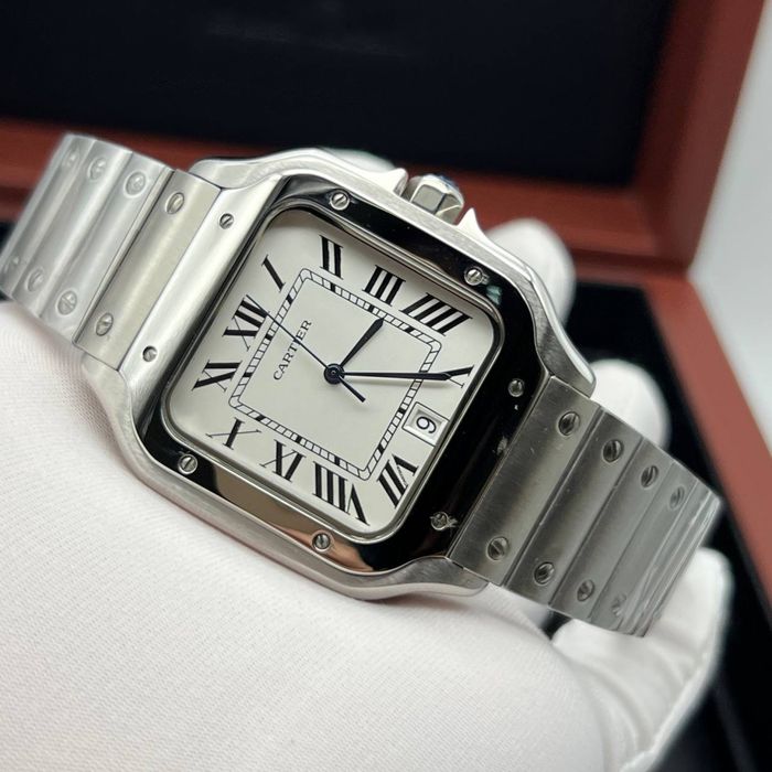 Ceas cartier santos 41,mm steel