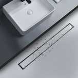 Rigola Dus 2in1 faiantabila inox, 40/ 50/ 60/ 70/ 80/ 90/ 100 si 120cm