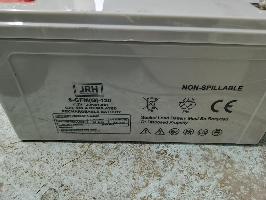 Baterii gel AGM 12v 120 Ah pentru panouri solare / fotovoltaice