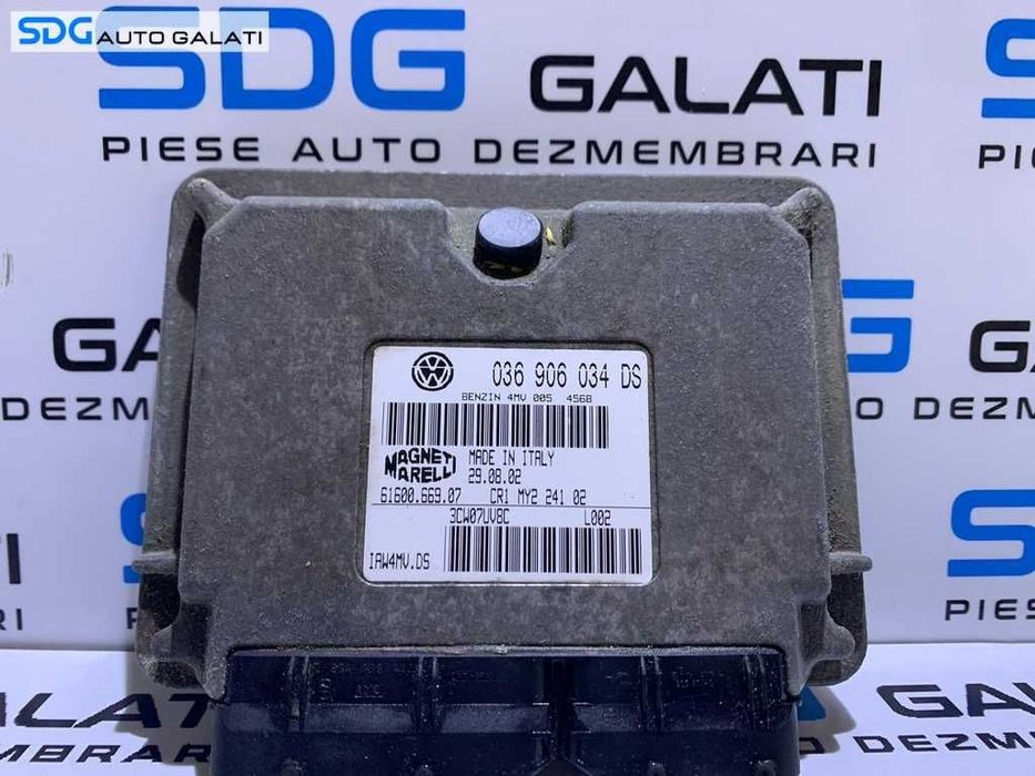 ECU - Calculator Motor Magneti Marelli Seat Leon 1M 1.6 16V BCB 1998 - 2005 Cod 036906034DS [L2265.1]