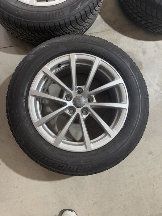 Jante aliaj r17 Audi + anvelope iarna