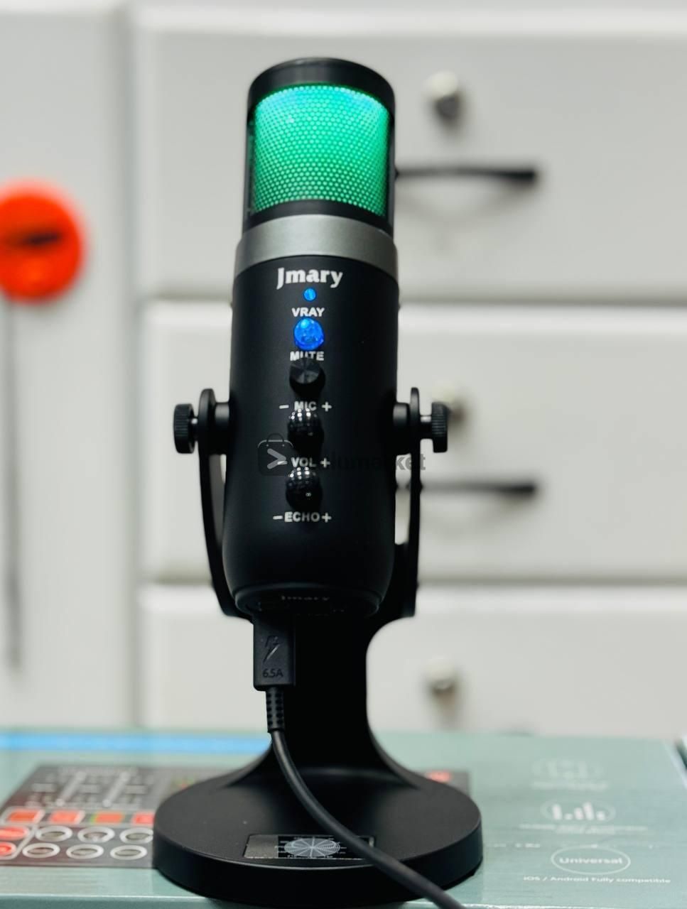 Микрофон Jmary MC PW9, студийный,