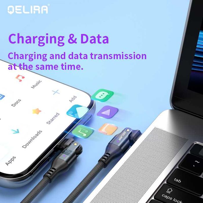 Cablu de date USB-C la USB-C, 240W, 1,8m，Complet nou，Livrare gratuită