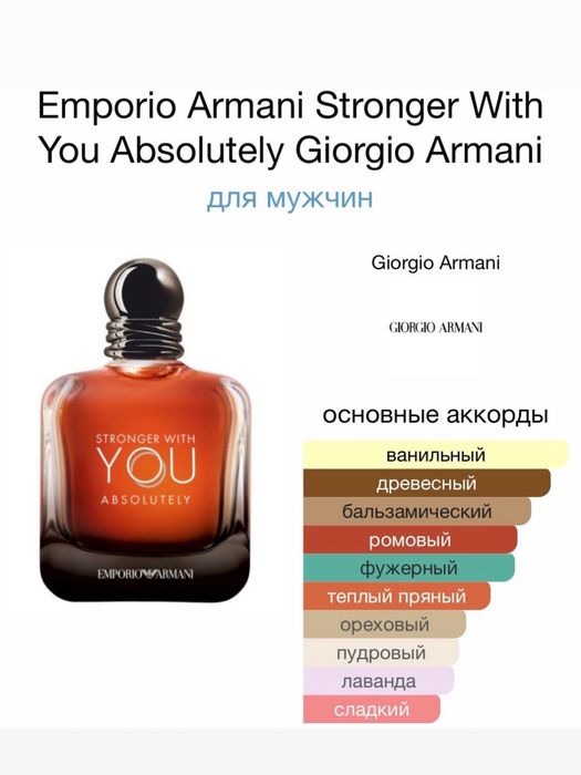 giorgio armani stronger with you absolutely