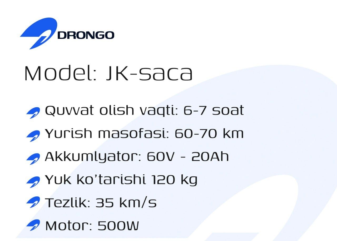 Elektroskuter DRONGO dan JK