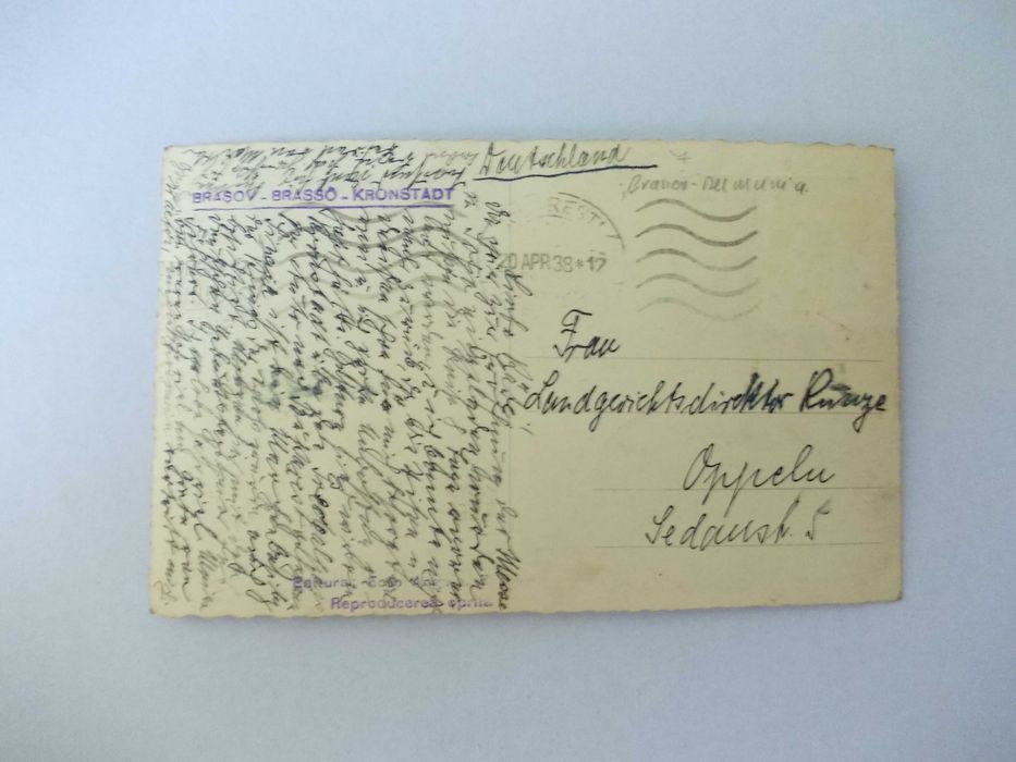 Carte postala castelul Bran