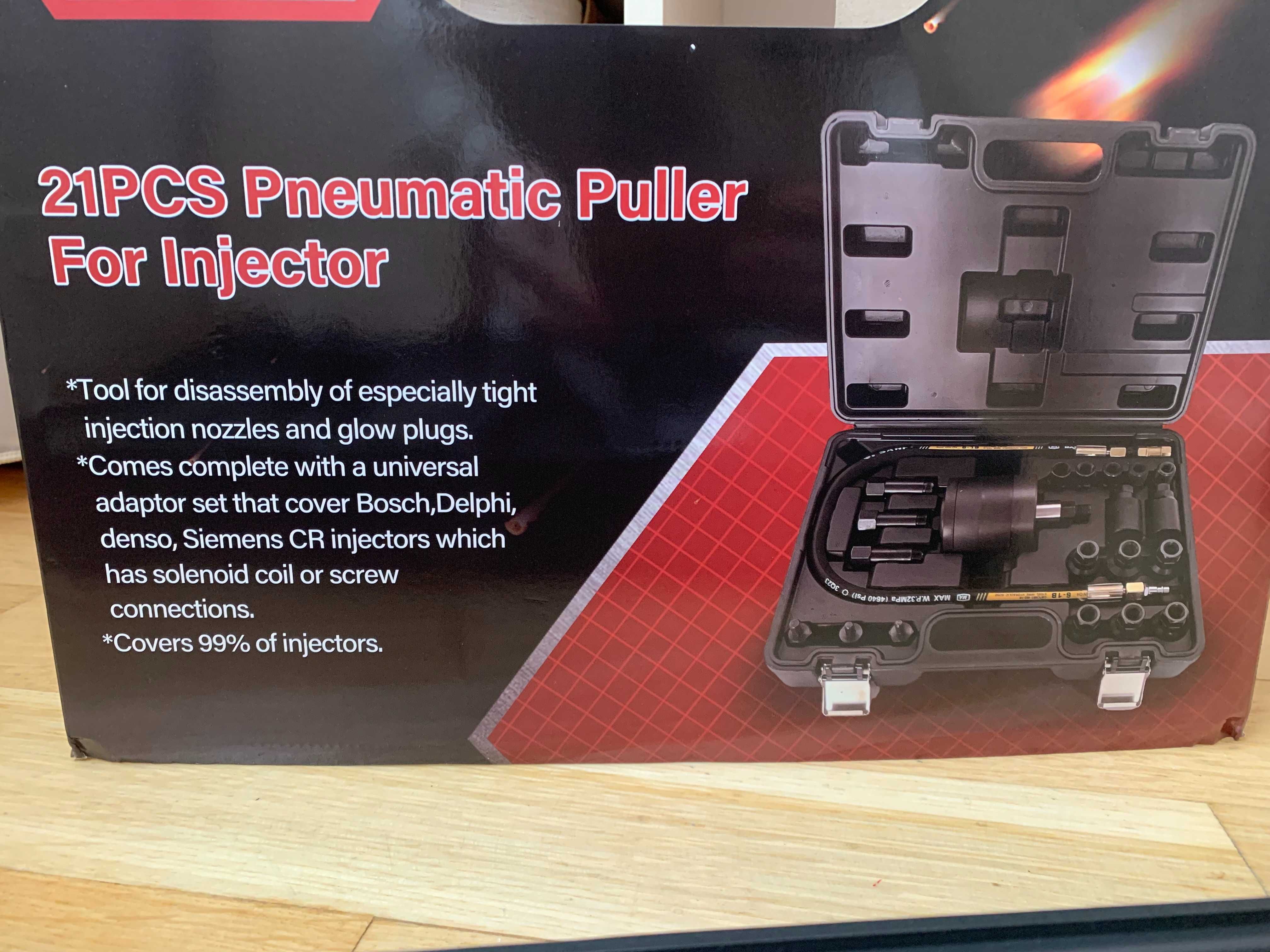 Extractor pneumatic, injector