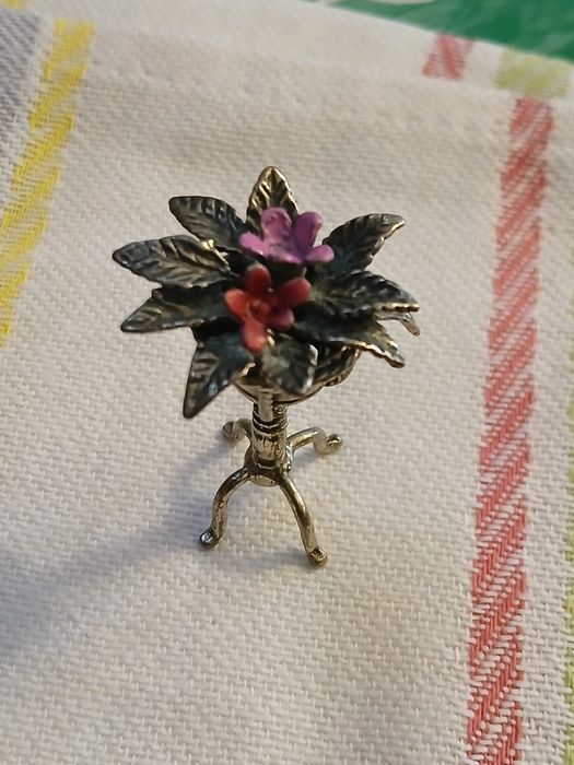 Miniatura argint masiv 800