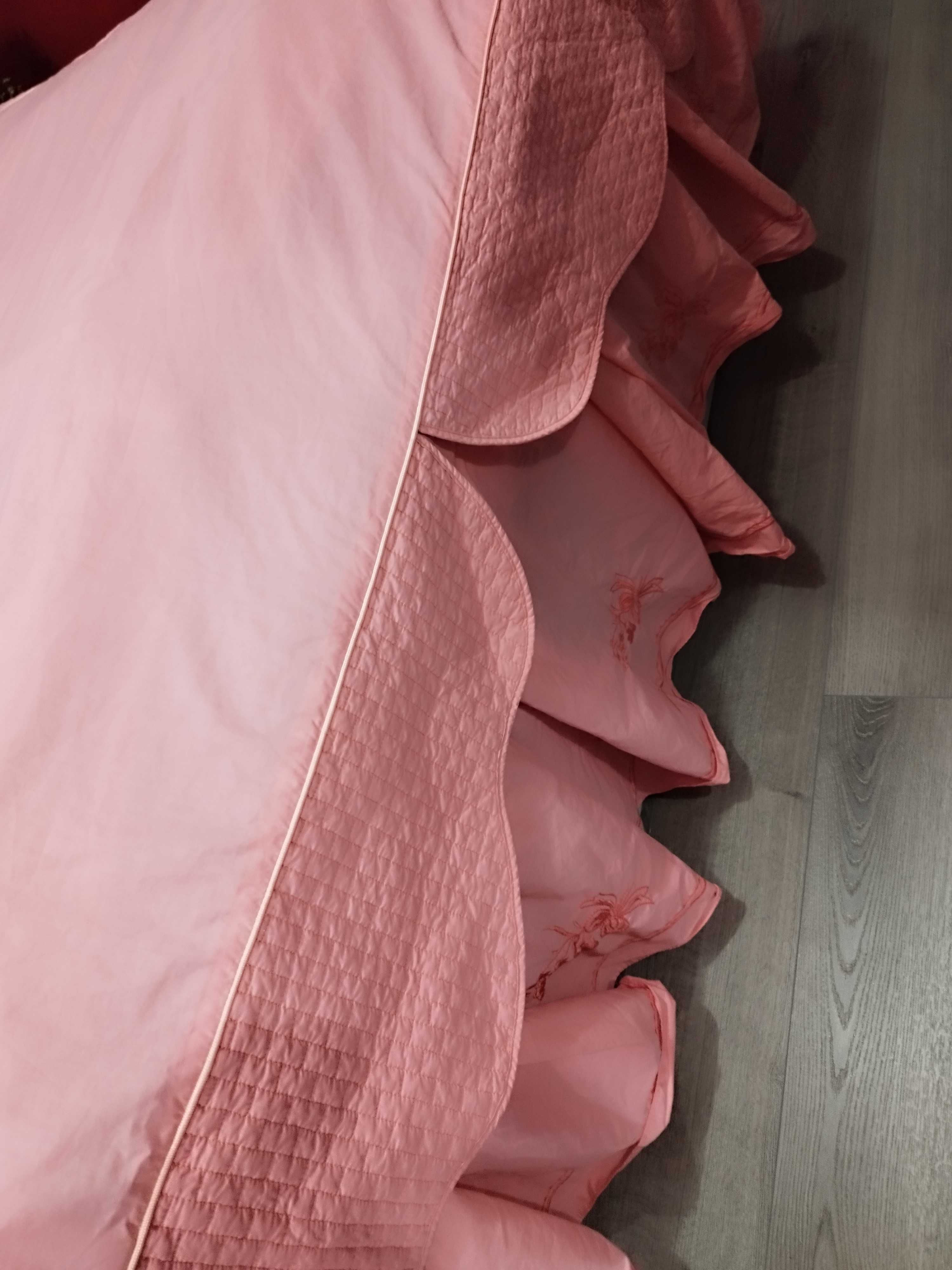 Чаршаф/ шалте в бонбонено розово