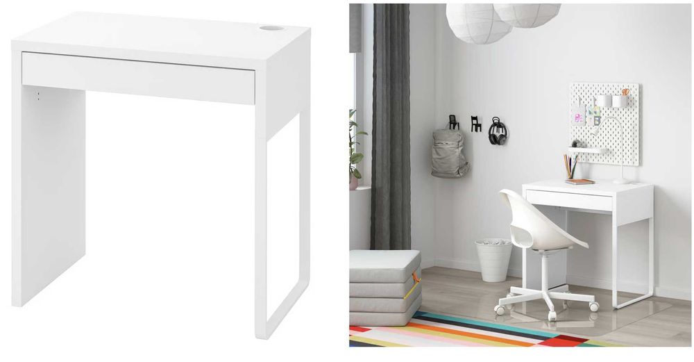 Birou alb Ikea MICKE