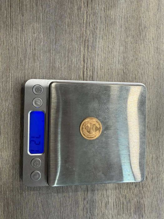 Златна монета 100 турски куруша „Ататюрк“ – 1923 г.
Тегло: 7.21 грама