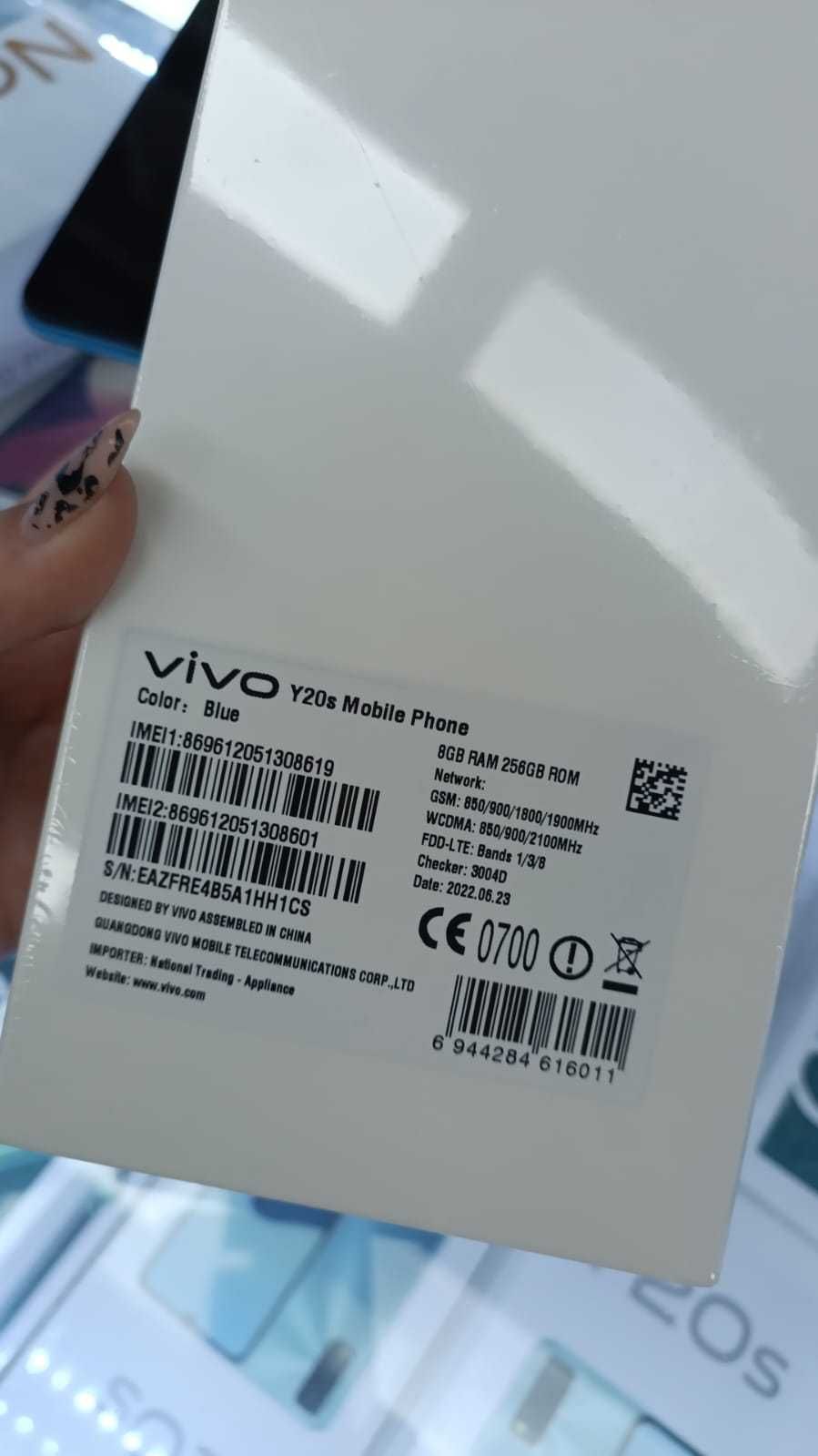 VIVO Y20S опер. 8/256гб