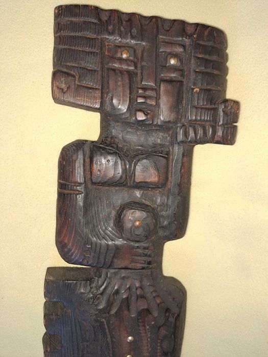 sculptura lemn 44 cm