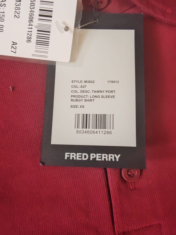 Tricou cu maneca lunga,Fred Perry