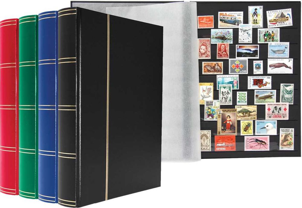 Leuchtturm албум за марки 30 черни листа формат А4 . o.Logo