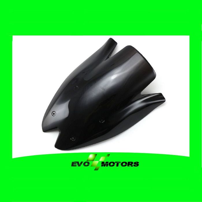 Parbriz Fumuriu Kawasaki Z1000 an 2011-2013 Negru geam PB072