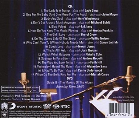 CD original sigilat Tony Bennett-Duet 2