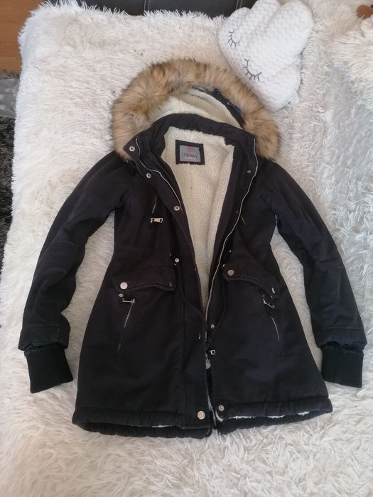 Geacă Parka îmblănită