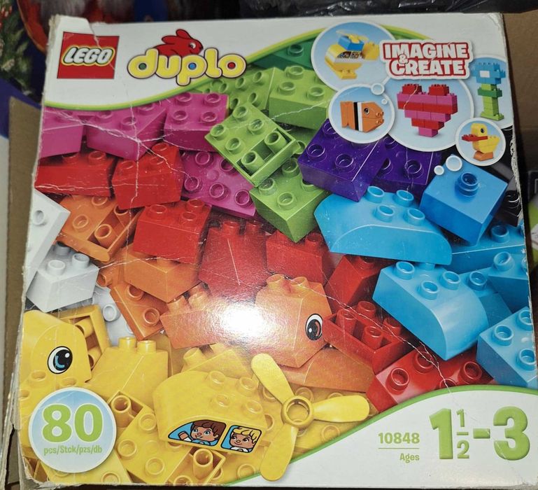 LEGO DUPLO+подарък конструктор трактор