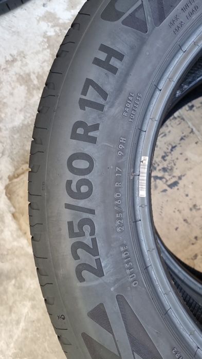 2 Anvelope Vară Continental Contact6 225 60 R17  Impecabile DOT 1820.
